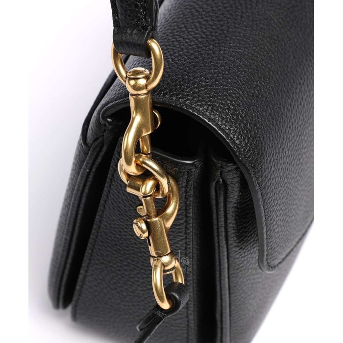 CASSIE 19 CROSSBODY BAG GRAINED COW LEATHER BLACK