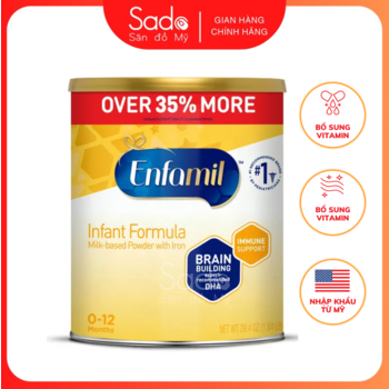 Sữa bột Enfamil cho trẻ từ 0-12 tháng tuổi Enfamil Infant Formula 834g