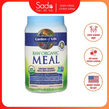 Garden of Life RAW Organic Meal Shake & Meal Replacement Vanilla 969g