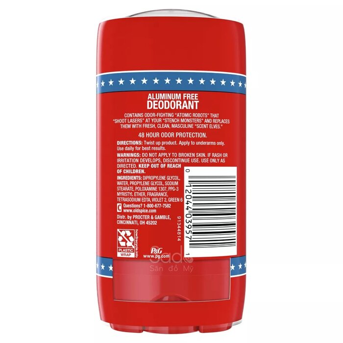Lăn khử mùi Old Spice High Endurance Deodorant Fresh Scent (pack 2 ct)